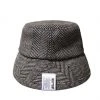 Best Sellers [SLEEPY SLIP] Seasonless BD HERRINGBONE BLACK BUCKET HAT