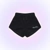 [MOONFAIRY] SS 22 LUNA GLITTER DOLPHIN SHORT PANTS-BLACK