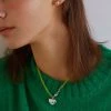 [MIDNIGHT MOMENT] Seasonless Magnet Love Green Necklace
