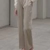 [JOORTI] SS 22 J976 Wide Pintuck Boots-cut Pants (beige) Best Sellers