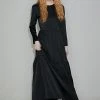 Best Sellers [SORRY TOO MUCH LOVE] Summer 22 Charlene Lace Chiffon Long Dress_Black