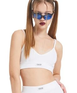 Best Sellers [CRANK] SS 22 BASIC KNIT BRA TOP_WT