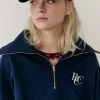 Best Sellers [ROCCI ROCCI] Summer 22 RCC Half Zipup Sweatshirt (NAVY)