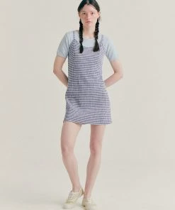 [BENSIMON] Summer 22 GINGHAM MINI OPS - BLUE Best Sellers