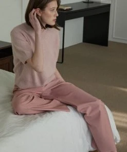 Best Sellers [STEP AROUND] SS 22 High-waist Wide Pants_PINK