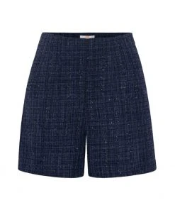 [ROCCI ROCCI] Summer 22 Tweed Bermuda Short Pants (CRYSTAL NAVY)
