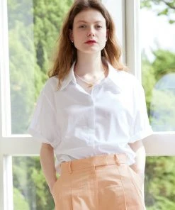 [ANEDIT] Summer 22 Loosefit Half Shirt_WH Best Sellers