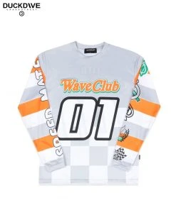 Best Sellers [DUCKDIVE] Summer 22 Speed Mate Mesh Long Sleeve Gray