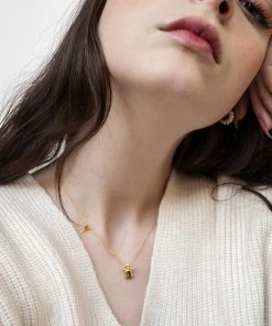 [LOMBRILLANT] Seasonless Petty Lock & Key Neckless Best Sellers