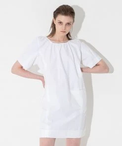 UNORMAL [UNUSUALNORMAL] SS 22 LINE STRAP DRESS _ WHITE Best Sellers