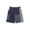 Best Sellers [PHOS333] SS 22 Patchwork Cargo Shorts/Blue