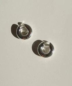 [MIDNIGHT MOMENT] Seasonless Bold Hoop Earring - Silver