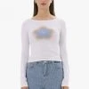 Best Sellers [NANA CREW] FW 21 BLUR DAISY T-SHIRT