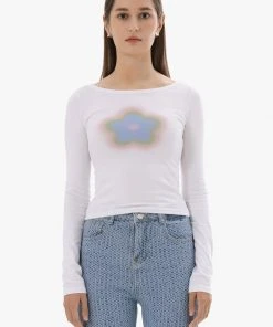Best Sellers [NANA CREW] FW 21 BLUR DAISY T-SHIRT