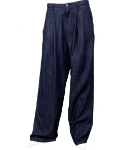 [CODE SHION] SS 22 Two Tuck Pants_DENIM Best Sellers