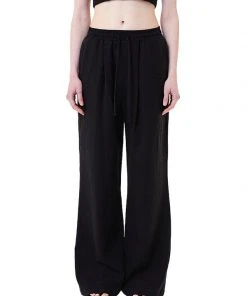 [LO AXUAL] Summer 22 LYOCELL WIDE LOUNGE PANTS_BLACK