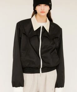 Best Sellers [ANOTHER YOUTH] SS 22 Logo Satin Jacket - Black