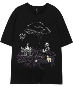 Best Sellers [FLAREUP] SS 22 Continent Of Mu Short Sleeve - Black (FU-193)