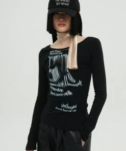 [NACHE] SS 22 FLOW SLIM FIT LONG SLEEVE - BLACK