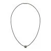 [LARTIGENT] Seasonless LEATHER NECKLACE(BLACK) Best Sellers