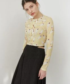 JULIE BEANS Best Sellers [JULYE HAN] SS 22 Raglan Button Up Cardigan - Pencil