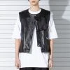 [MASSNOUN] SS 22 LAMBSKIN POCKET VEST MSTLJ002-BK