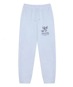 Best Sellers [HIGH SCHOOL DISCO] Summer 22 BUTTERFLY LOGO SWEAT PANTS MELANGE GREY