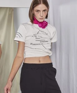 Best Sellers [FABERFINGER] Summer 22 Lettering T-shirt (Ivory)