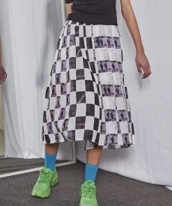 [FABERFINGER] Summer 22 Pattern Pleats Skirt Best Sellers