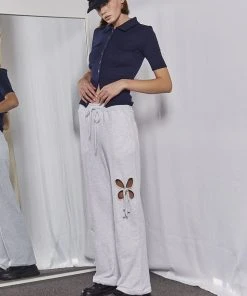 Best Sellers [FABERFINGER] Summer 22 Flower Sweat Pants (2 Colors/2 Designs)