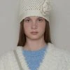 Best Sellers [FUN FROM FUN] Seasonless Handmade Corsage Beanie_ Ivory