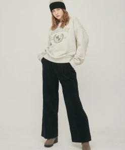 Best Sellers [LARTIGENT] Winter 21 BIG CORDUROY PANTS(BLACK)