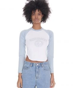 [13MONTH] SS 22 RAGLAN T-SHIRT (BLUE)