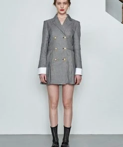 Best Sellers [MAKEATOAST] SS 22 HOUND PLEATS JACKET DRESS