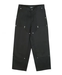 [MADMARS] SS 22 Rivet Double Knee Pants Black Best Sellers