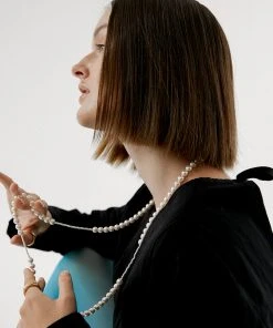 [MIDNIGHT MOMENT] Seasonless Fullbody Long Pearl Necklace Best Sellers