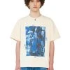 [LECYTO] Summer 22 POSTER CRACK T-SHIRT_(CREAM) Best Sellers