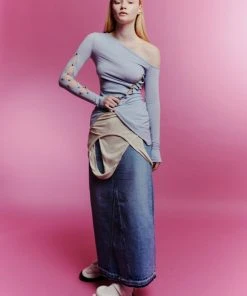 [PARKSSY] SS 22 Long Denim Skirt