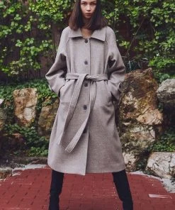 [SORRY TOO MUCH LOVE] FW 21 French Herringbone Raglan Coat_Beige Best Sellers