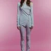 [PARKSSY] SS 22 Hole Slit Button Pants _ Light Blue Best Sellers