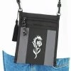 [FASTLE] SS 22 Flower Dragon Logo Sacoche Bag Charcoal