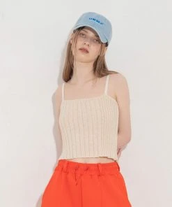 UNORMAL [UNUSUALNORMAL] SS 22 COLOR KNIT TOP_LIGHT BEIGE Best Sellers