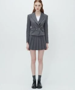 Best Sellers [MAUSOLEUM] SS 22 Tailored Cropped Suit Jacket
