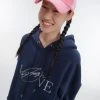 [GIMMETHEYOUNG] FW 21 LOVE SIGN HOODY / NAVY