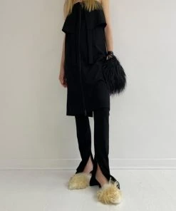 [PARKSSY] Winter 21 Open Zipper Skirt_Black Best Sellers