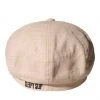 [SLEEPY SLIP] Seasonless LINEN SIGNATURE BEIGE NEWSBOY CAP