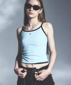 [AMARDEW] Summer 22 Trimming Logotop_Mint Blue Best Sellers