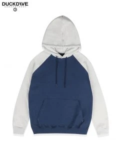 [DUCKDIVE] Summer 22 Mix Raglan Hooded Navy Best Sellers
