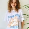 Best Sellers [GOCORI] Summer 22 JOY&SING T-SHIRTS / ORANGE