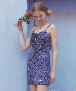 [MOONFAIRY] SS 22 PIXY MINI DRESS-NAVY